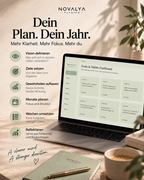 Novalya Goals & Habits Planner – Calm Sage | Digitaler Planner für Ziele, Fokus & Gewohnheiten