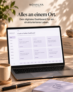 Novalya Goals & Habits Planner – Quiet Lavender | Digitaler Planner für Ziele, Fokus & Gewohnheiten