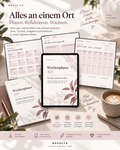 Novalya Wochenplaner 2027 – Muted Rose | Digitaler Wochenplaner