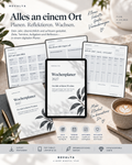 Novalya Wochenplaner 2027 – Modern Graphite | Digitaler Wochenplaner