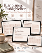 Novalya Wochenplaner 2027 – Soft Terracotta | Digitaler Wochenplaner