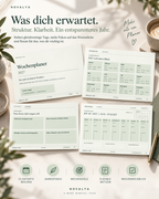 Novalya Wochenplaner 2027 – Calm Sage | Digitaler Wochenplaner