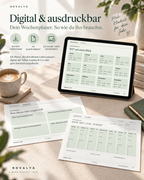Novalya Wochenplaner 2027 – Calm Sage | Digitaler Wochenplaner