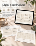 Novalya Wochenplaner 2027 – Essential Sand | Digitaler Wochenplaner