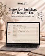 Novalya Goals & Habits Planner – Essential Sand | Digitaler Planner für Ziele, Fokus & Gewohnheiten