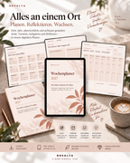 Novalya Wochenplaner 2027 – Soft Terracotta | Digitaler Wochenplaner