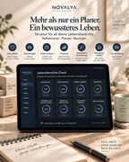 Novalya Goals & Habits Planner – Deep Midnight | Digitaler Planner für Ziele, Fokus & Gewohnheiten