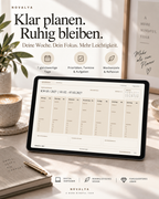 Novalya Wochenplaner 2027 – Essential Sand | Digitaler Wochenplaner