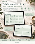 Novalya Wochenplaner 2027 – Calm Sage | Digitaler Wochenplaner