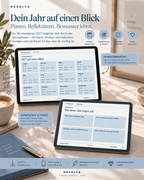 Novalya Wochenplaner 2027 – Dusty Blue | Digitaler Wochenplaner