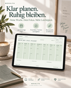 Novalya Wochenplaner 2027 – Calm Sage | Digitaler Wochenplaner