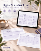 Novalya Wochenplaner 2027 – Quiet Lavender | Digitaler Wochenplaner