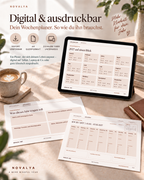 Novalya Wochenplaner 2027 – Soft Terracotta | Digitaler Wochenplaner