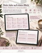 Novalya Wochenplaner 2027 – Muted Rose | Digitaler Wochenplaner
